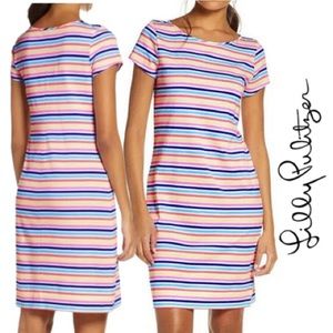 EUC Lilly Pulitzer Marlowe Boatneck T-Shirt Dress - Size Small